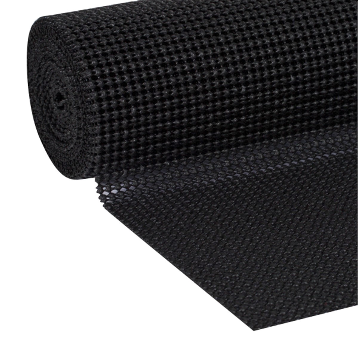 slide 4 of 9, DUCK Select Grip Easy Liner Brand Shelf Liner, Black, 12" x 10', 12 x 10 