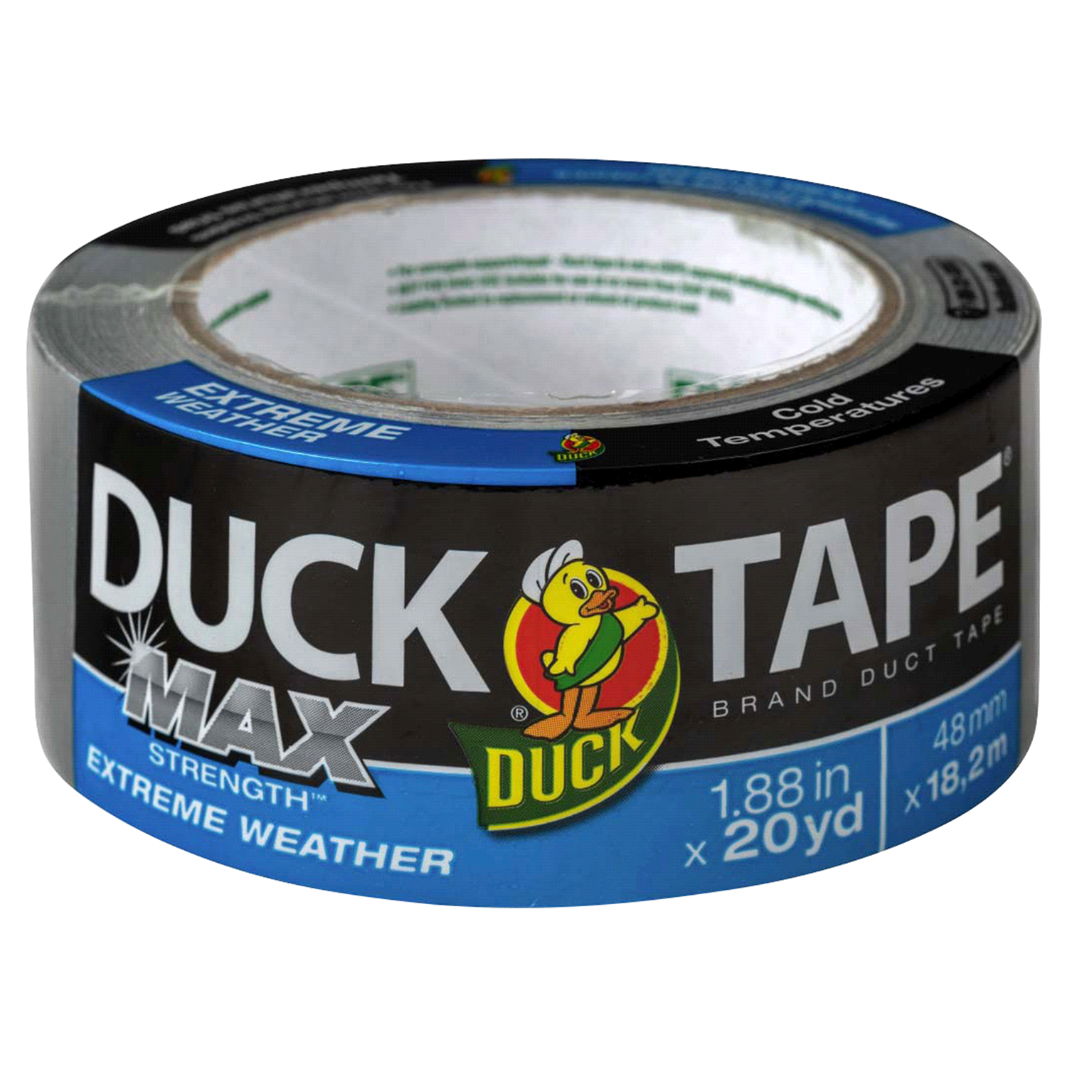 slide 1 of 1, Duck Max Extreme Weather Duct Tape - Silver, 1.88 in. x 20 yd., 1 ct