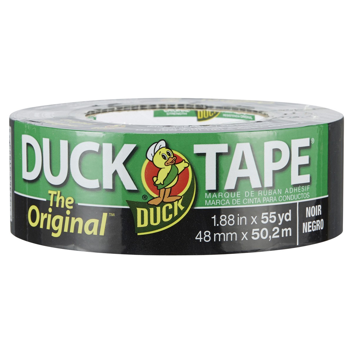 slide 21 of 29, Duck Brand The Original Strength Duck Tape Brand Duct Tape- Black, 1.88 in. x 55 yd., 1 ct