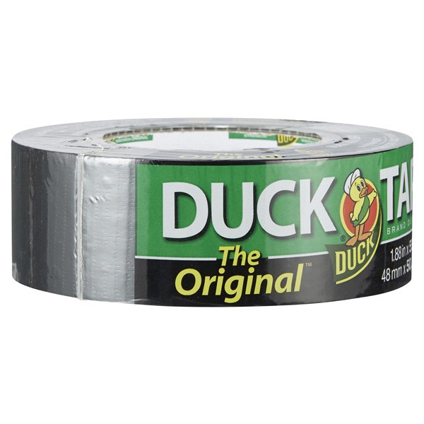 slide 4 of 29, Duck Brand The Original Strength Duck Tape Brand Duct Tape- Black, 1.88 in. x 55 yd., 1 ct