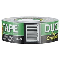 slide 23 of 29, Duck Brand The Original Strength Duck Tape Brand Duct Tape- Black, 1.88 in. x 55 yd., 1 ct