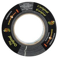 slide 27 of 29, Duck Brand The Original Strength Duck Tape Brand Duct Tape- Black, 1.88 in. x 55 yd., 1 ct