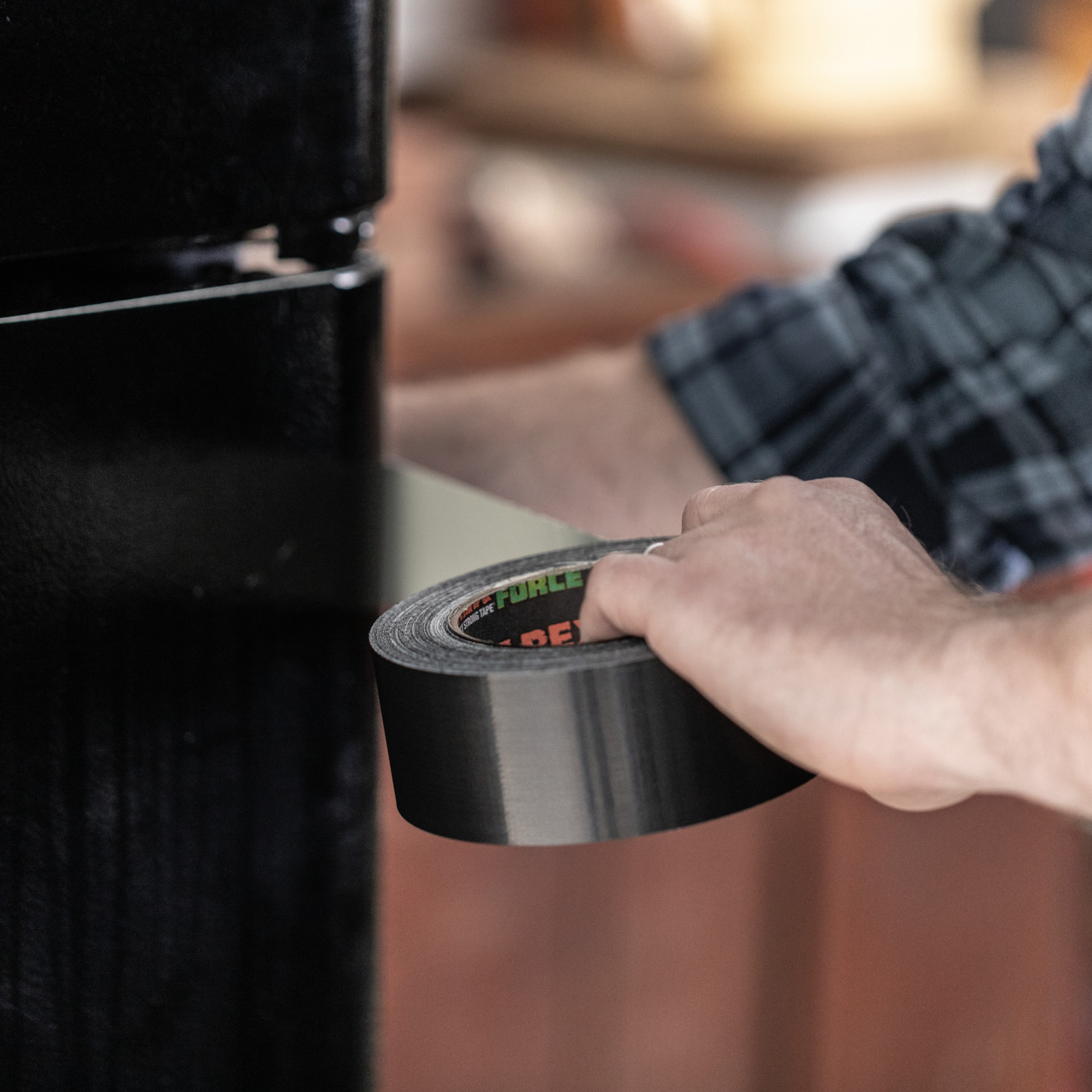 slide 2 of 5, T-Rex -Rex Brute Force - Black, 1.88 in. x 10 yd., 10 yd