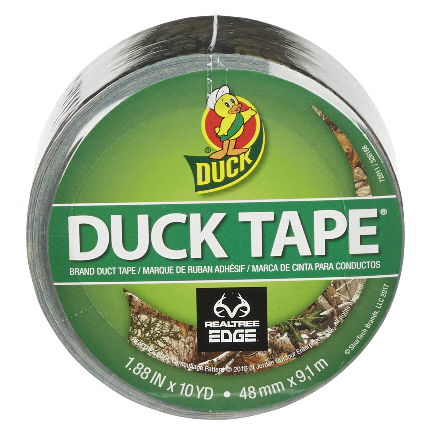 slide 1 of 5, Duck Brand Duct Tape 1.88" x 10 yards, Realtree Camo, 1 ct