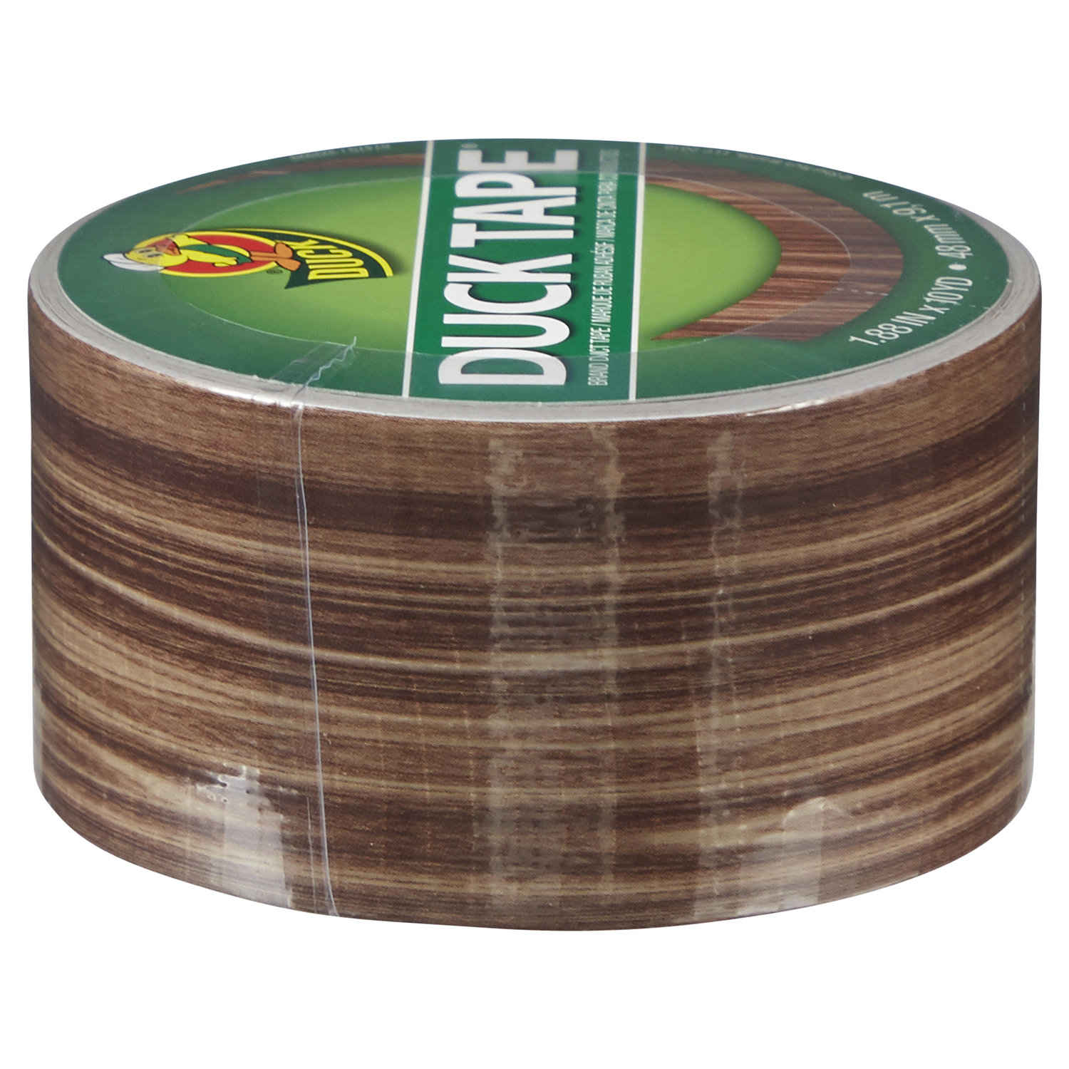 slide 2 of 5, Duck Brand Woodgrain, 10 yd, 10 yd