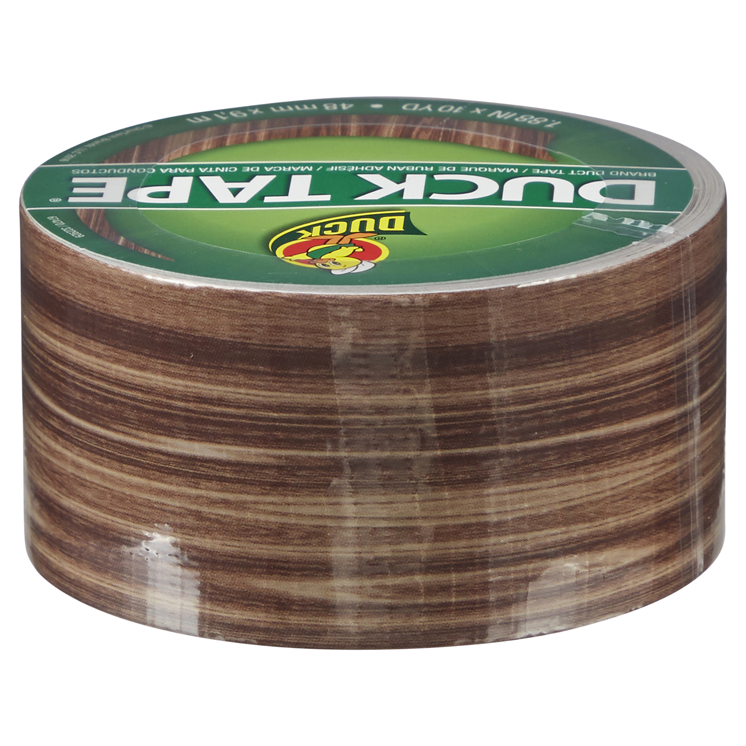 slide 5 of 5, Duck Brand Woodgrain, 10 yd, 10 yd