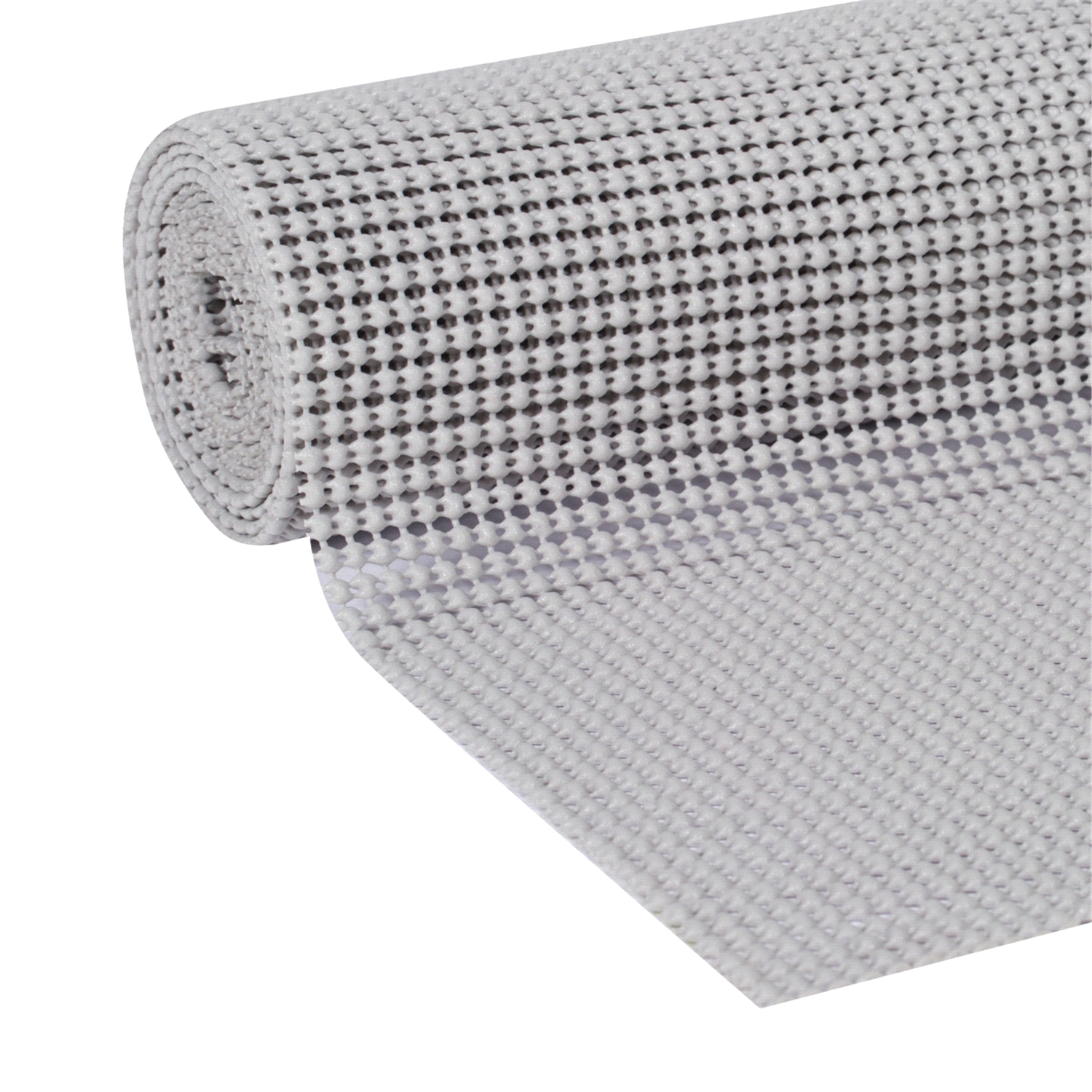 slide 2 of 2, Duck Select Grip Easy Liner Brand Shelf Liner - Light Gray, 20 in. x, 6 ft