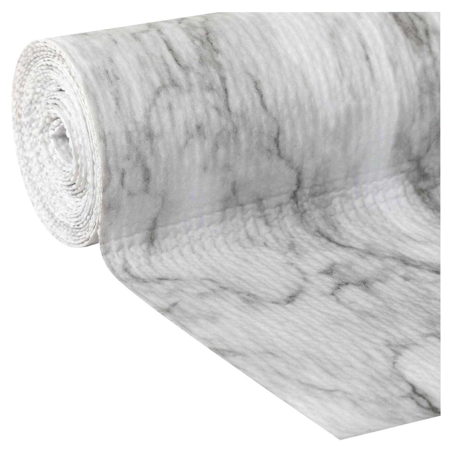 slide 2 of 3, Duck Smooth Top EasyLiner Brand Shelf Liner - Gray Marble, 12 in. x, 10 ft