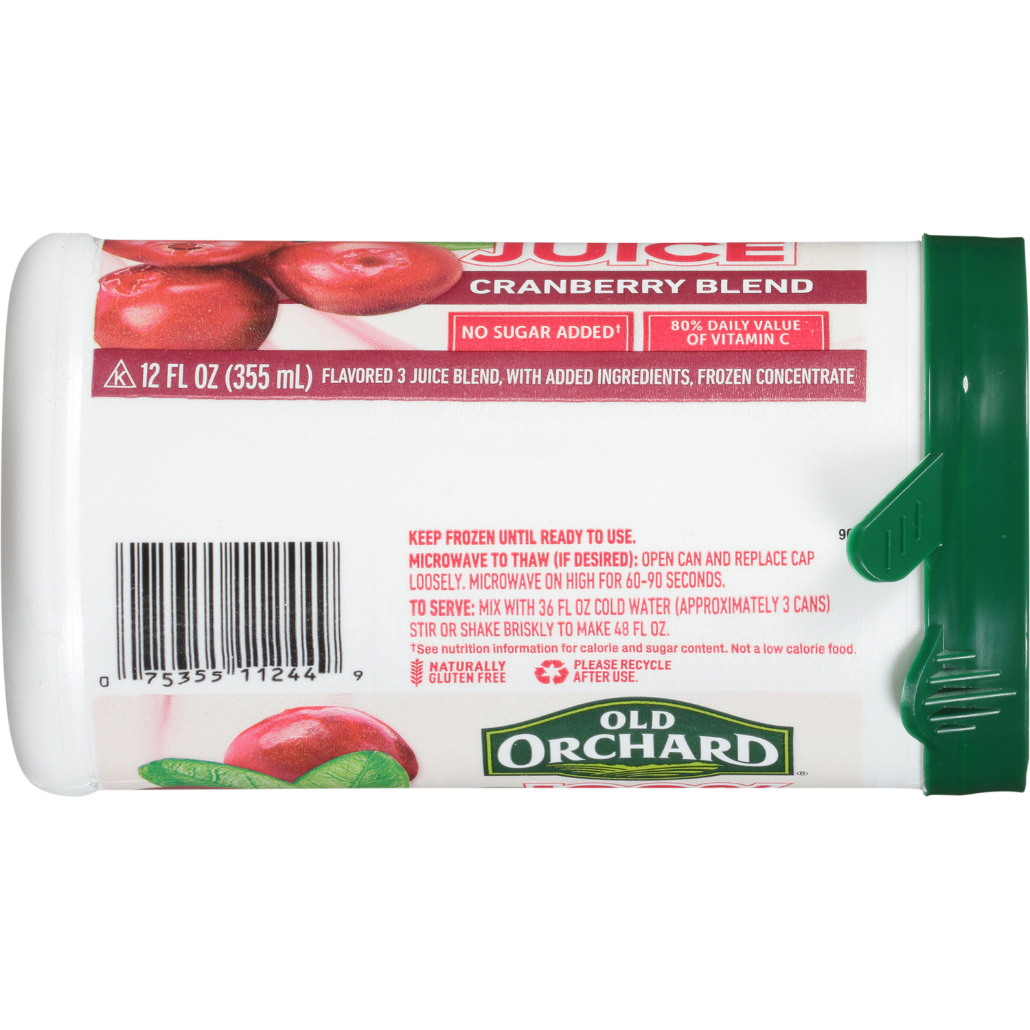 slide 2 of 4, Old Orchard Cranberry Blend 100% Juice Frozen Concentrate 12 fl. oz. Canister, 12 fl oz