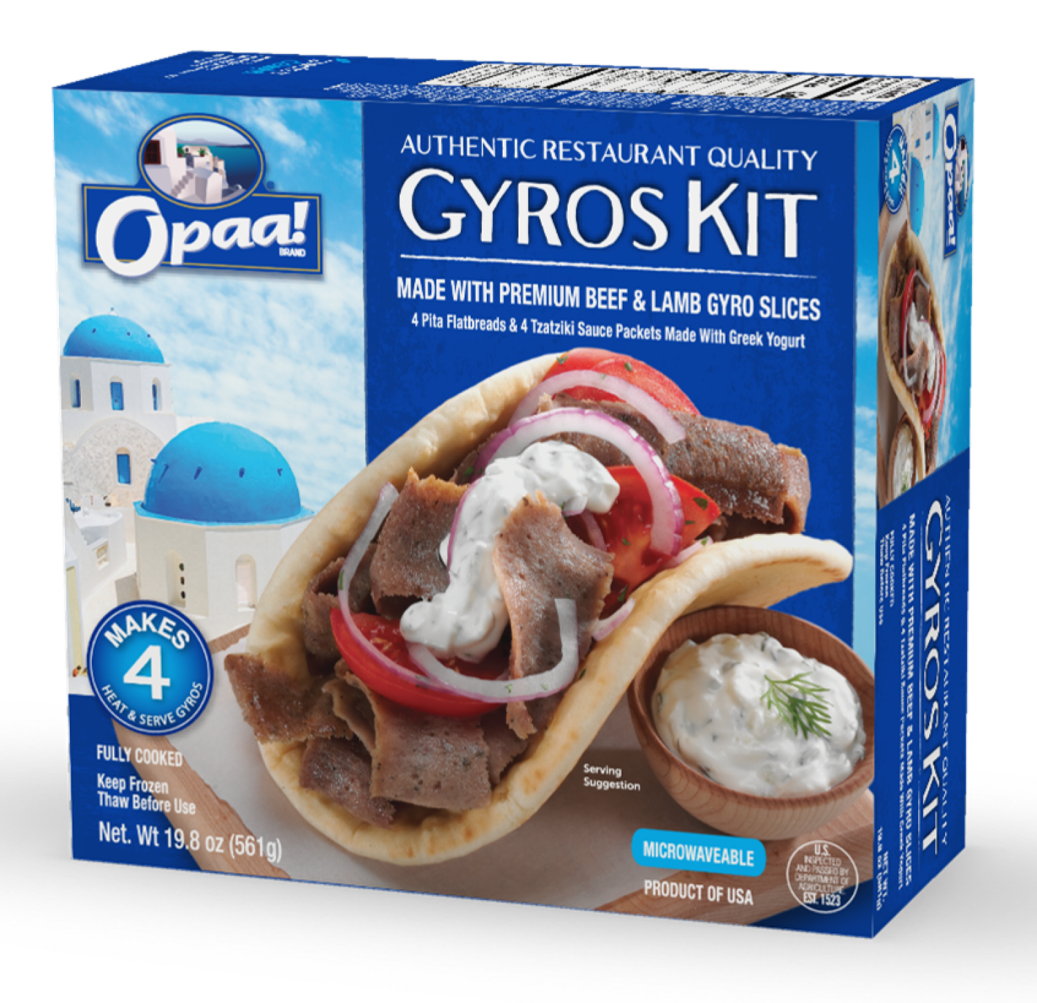 slide 1 of 2, Opaa! Gyros Kit 19.8 oz, 19.8 oz