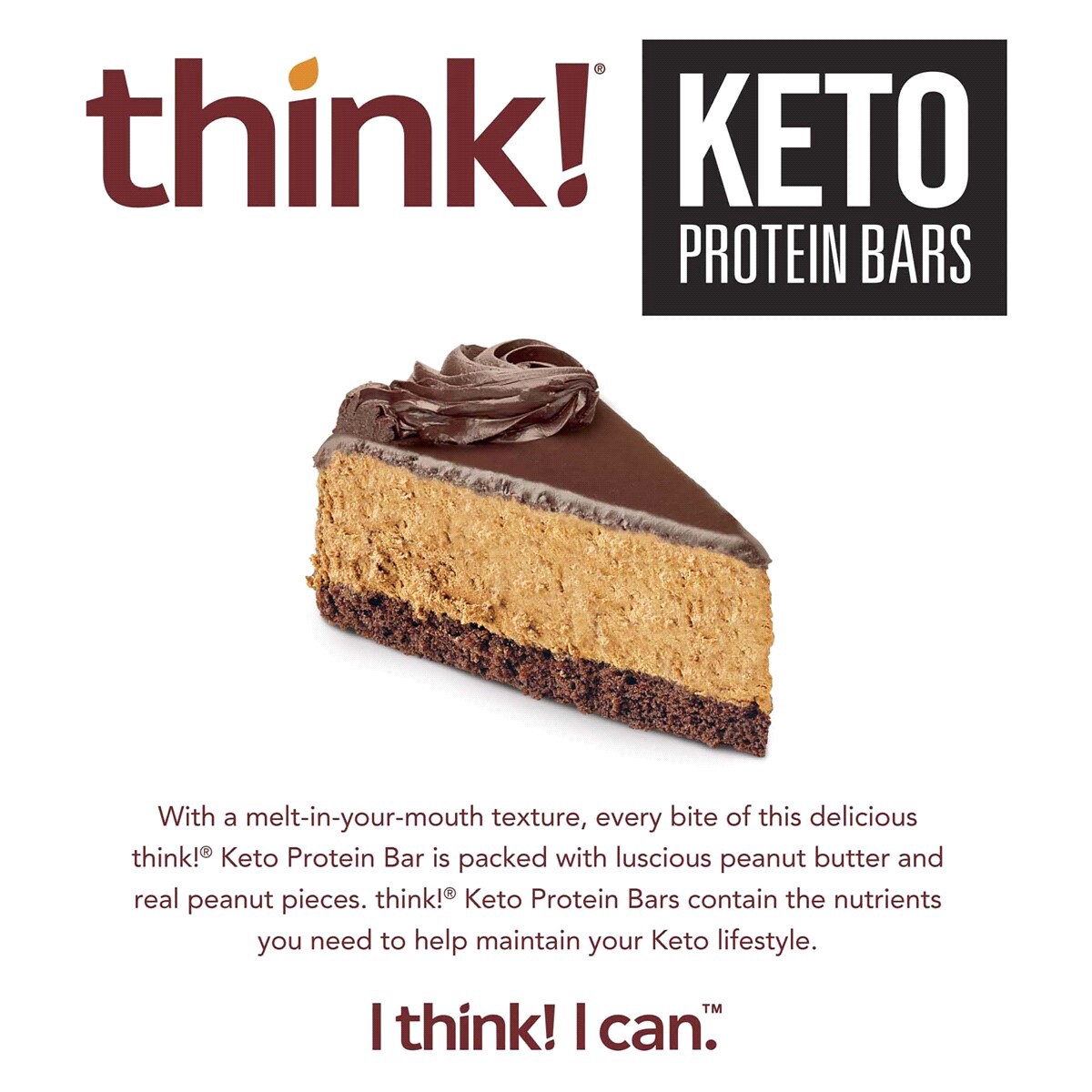 slide 2 of 2, think! Delight Chocolate Peanut Butter Pie Protein Bar 5 - 1.41 oz Bars, 5 ct
