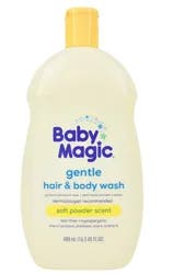 Baby Magic Moisturizing Soft Powder Scent Hair & Body Wash 16.5 fl oz