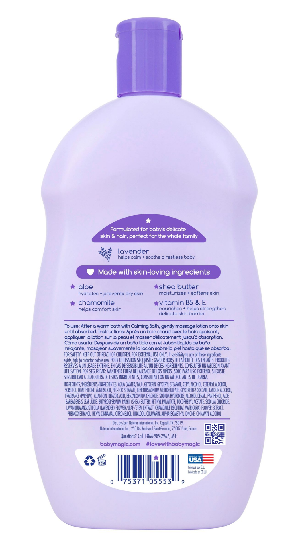 slide 2 of 2, Baby Magic Lavender & Chamomile Calming Bath 16.5 fl oz, 16.5 fl oz