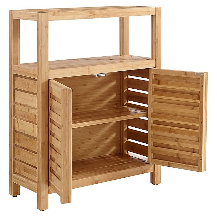 slide 3 of 3, Haven No Tools Bamboo Floor Cabinet - Natural, 1 ct