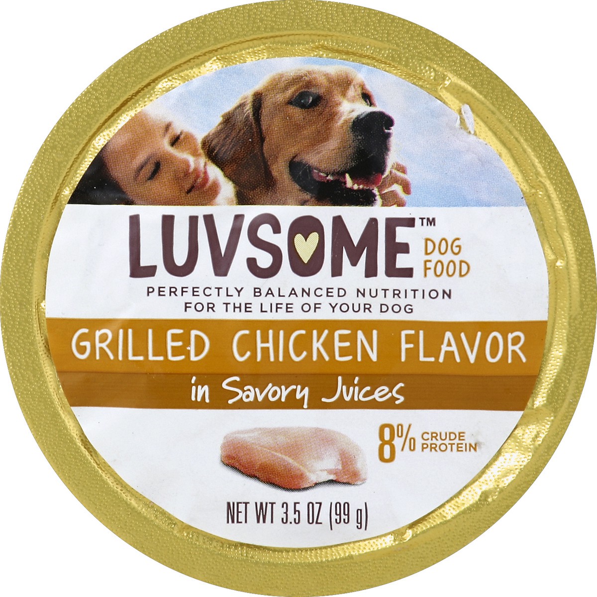 slide 3 of 3, Luvsome Dog Food 3.5 oz, 3.5 oz