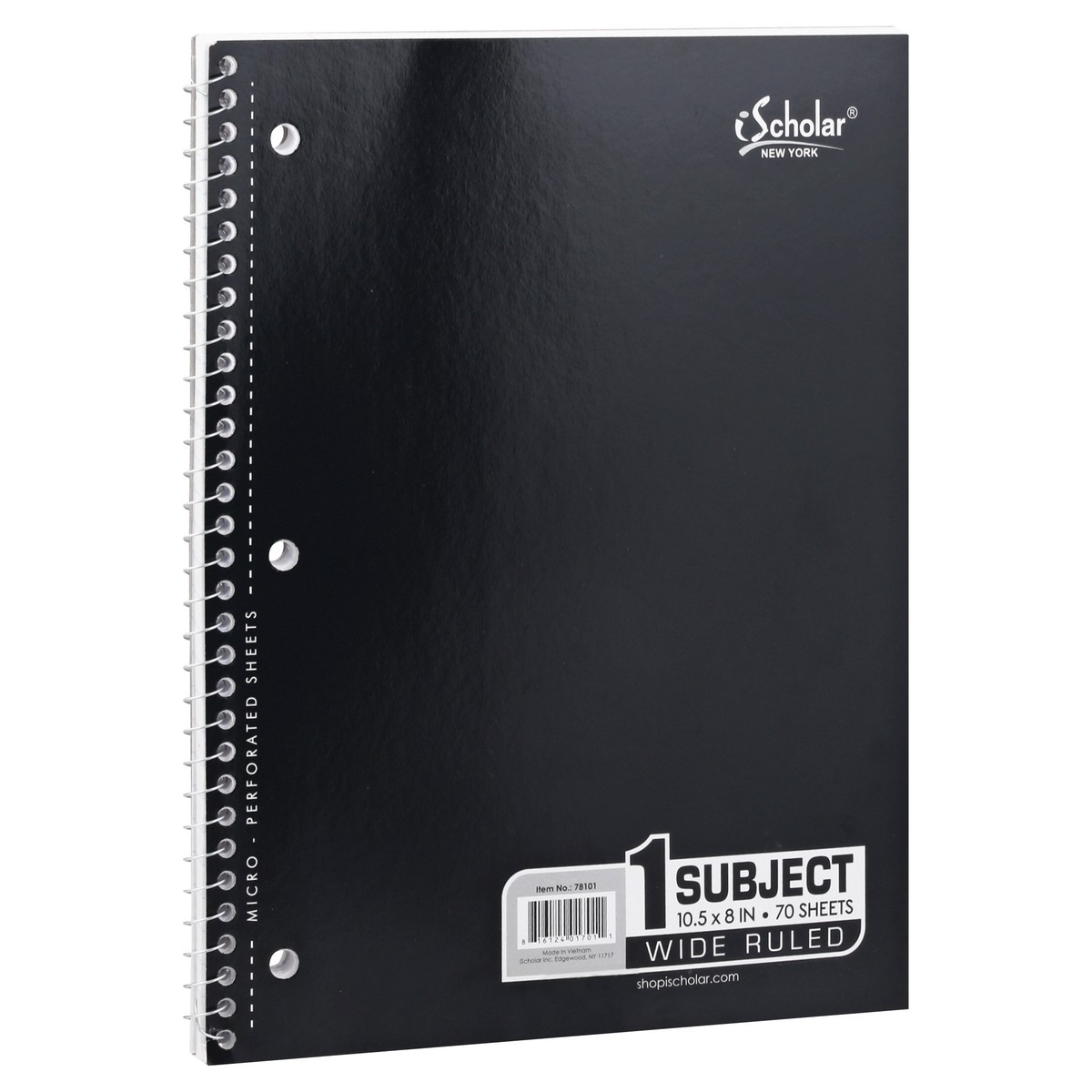 slide 4 of 9, iScholar Notebook 1 ea, 1 ct