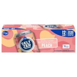 Kroger Seltzer Water Peach