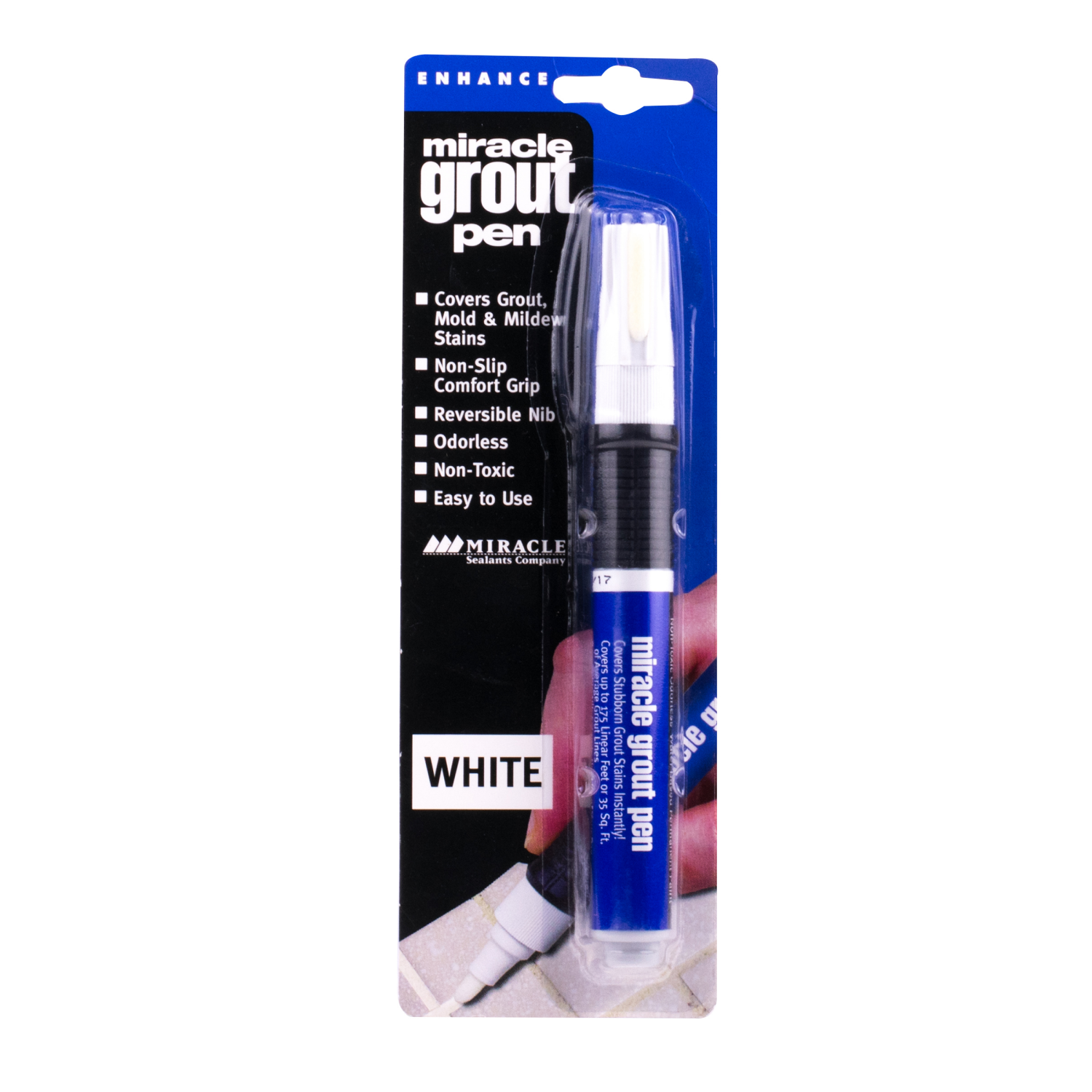 slide 1 of 4, Rustoleum Miracle Sealants Grout Pen- GRTPENWHT6 Pen, 0.25 oz