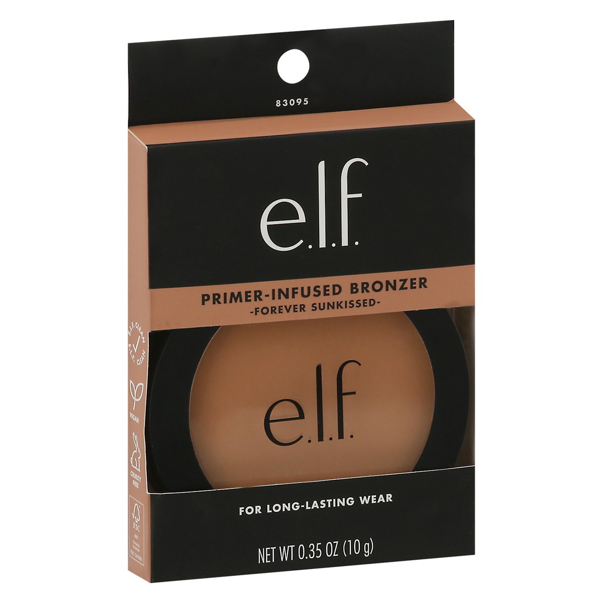 slide 9 of 9, e.l.f. Primer-Infused Bronzer, Forever Sunkissed, 0.35 oz