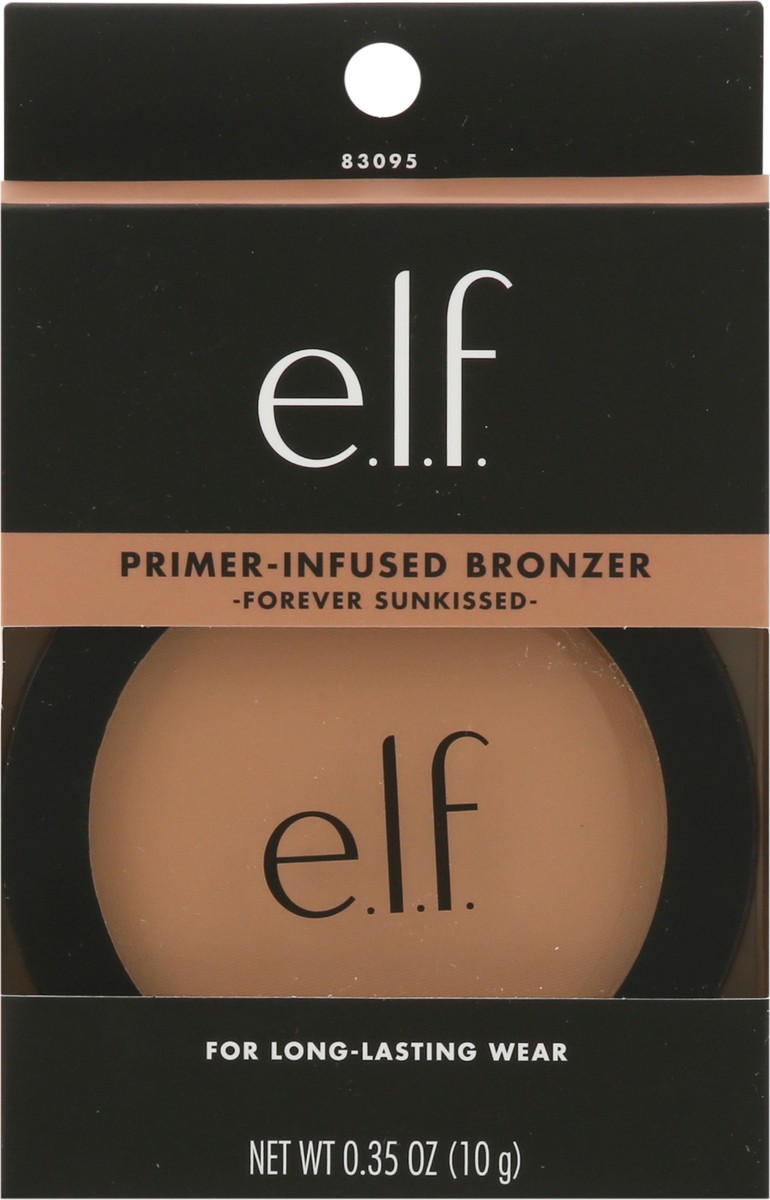 slide 3 of 9, e.l.f. Primer-Infused Bronzer, Forever Sunkissed, 0.35 oz