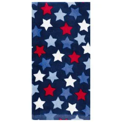 Meijer Corporate Seasonal MCS Americana Stars & Stars Fiber Reactive Kitchen Towel, 16 in x 25 in