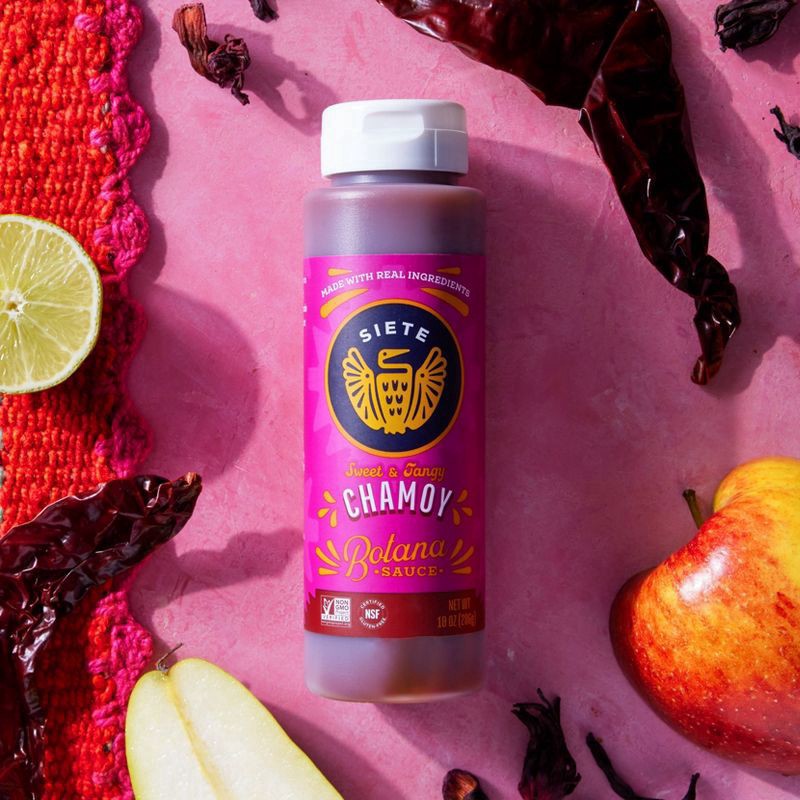 slide 3 of 3, Siete Chamoy Sweet & Tangy Botana Sauce 10 oz, 10 oz