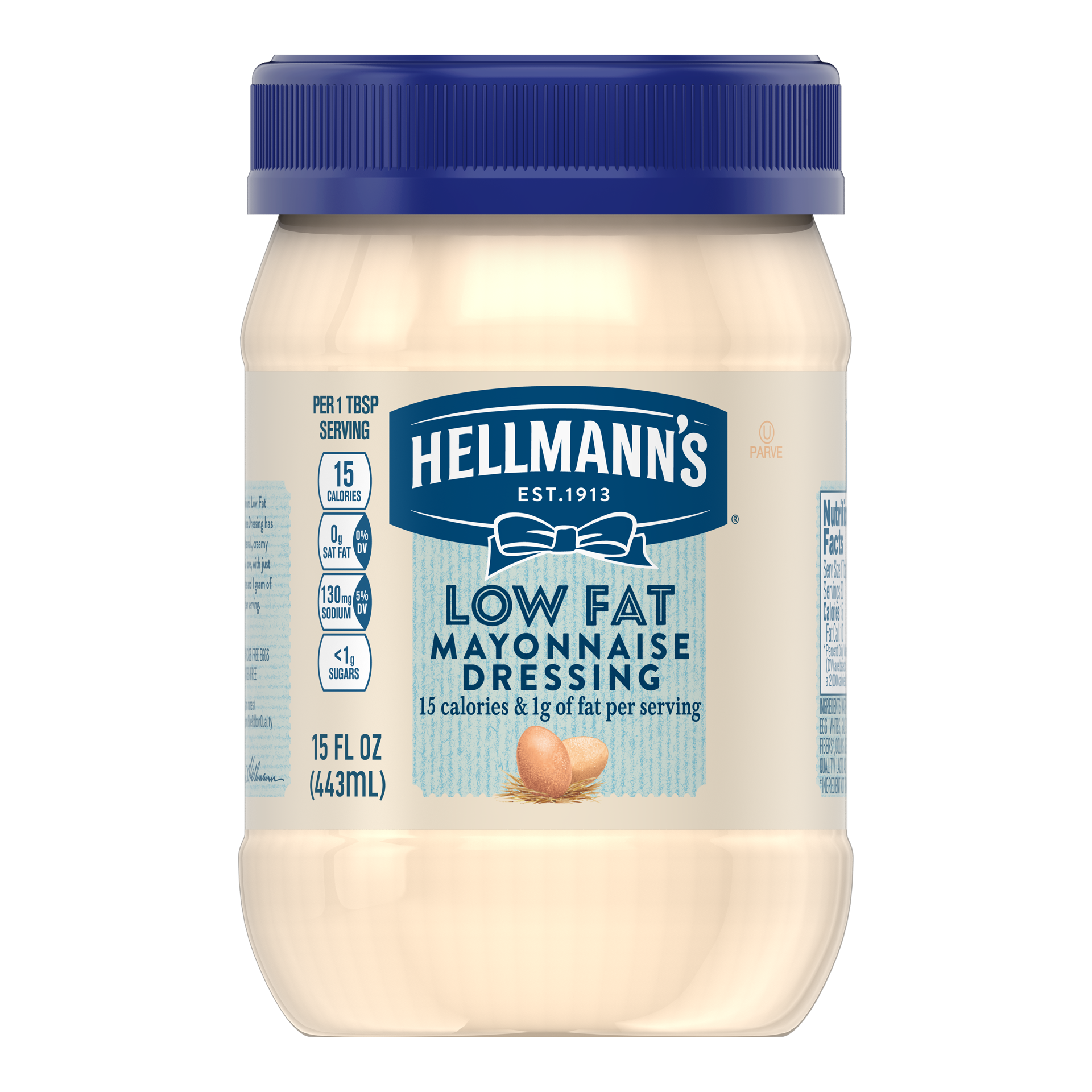 slide 2 of 4, Hellmann's Mayonnaise Dressing Low Fat, 15 oz, 15 oz