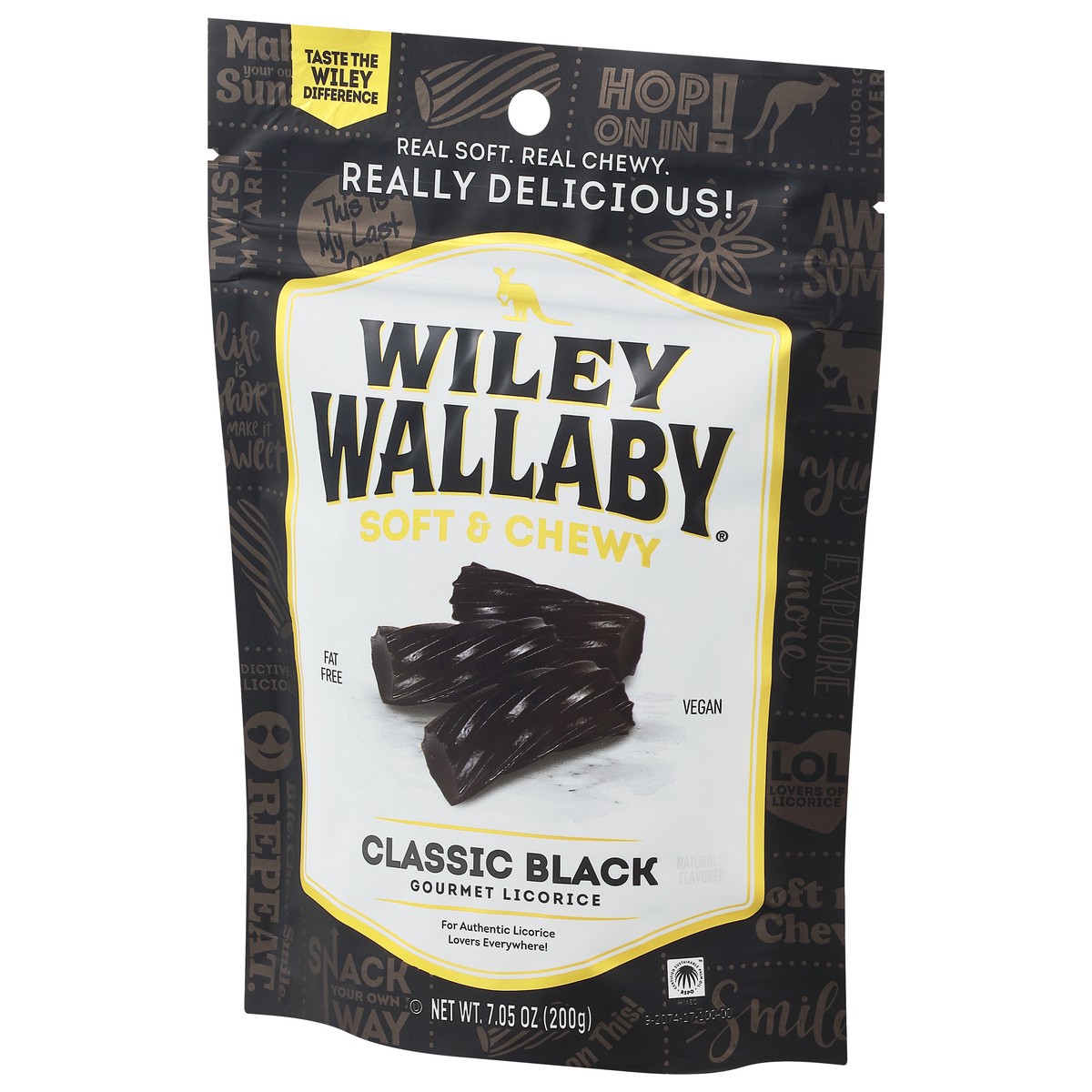 slide 7 of 9, Wiley Wallaby Classic Black Licorice, 7.05 oz