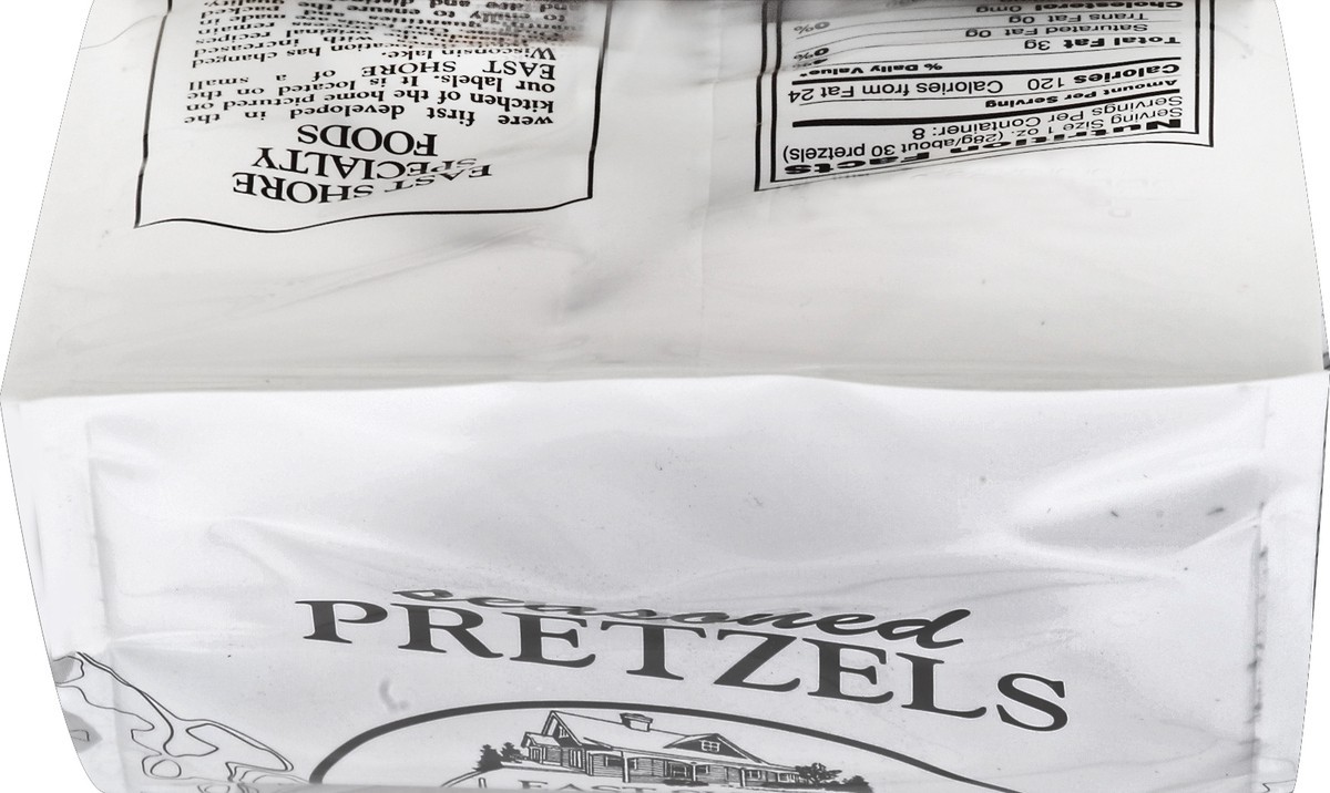 slide 2 of 6, East Shore Pretzels - 8 oz, 8 oz