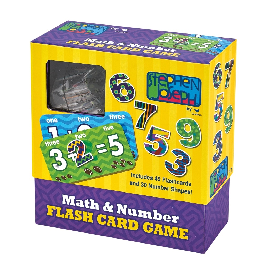 slide 1 of 1, Cardinal Games Stephen Joseph Math & Number Flash Card Game, 1 ct