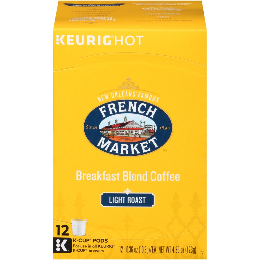 slide 1 of 7, French Market Coffee Breakfast Blend K-Cup - 12 ct, 12 ct