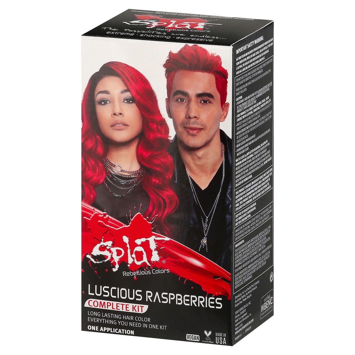 slide 10 of 13, Splat Complete Kit Luscious Raspberries Hair Color 1 ea, 1 ct