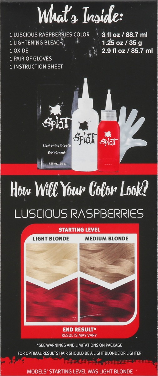 slide 2 of 13, Splat Complete Kit Luscious Raspberries Hair Color 1 ea, 1 ct