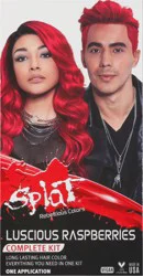 Splat Complete Kit with Bleach and Semi-Permanent Hair Color, Luscious Raspberries
