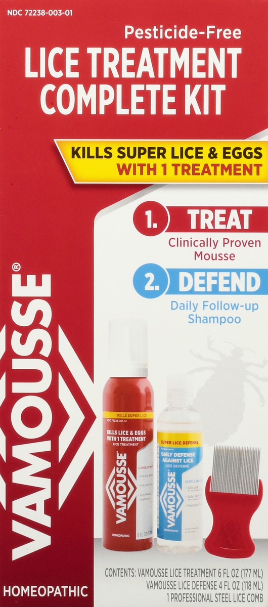 slide 1 of 13, Vamousse Pesticide-Free Lice Treatment Complete Kit 1 ea, 1 ea