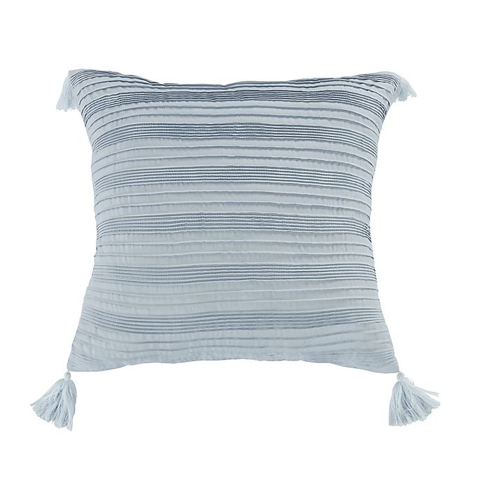 slide 1 of 2, Donna Sharp Silver Branch Square Throw Pillow - Blue, 1 ct