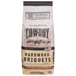 Cowboy Charcoal Hardwood Briquets 8 lb