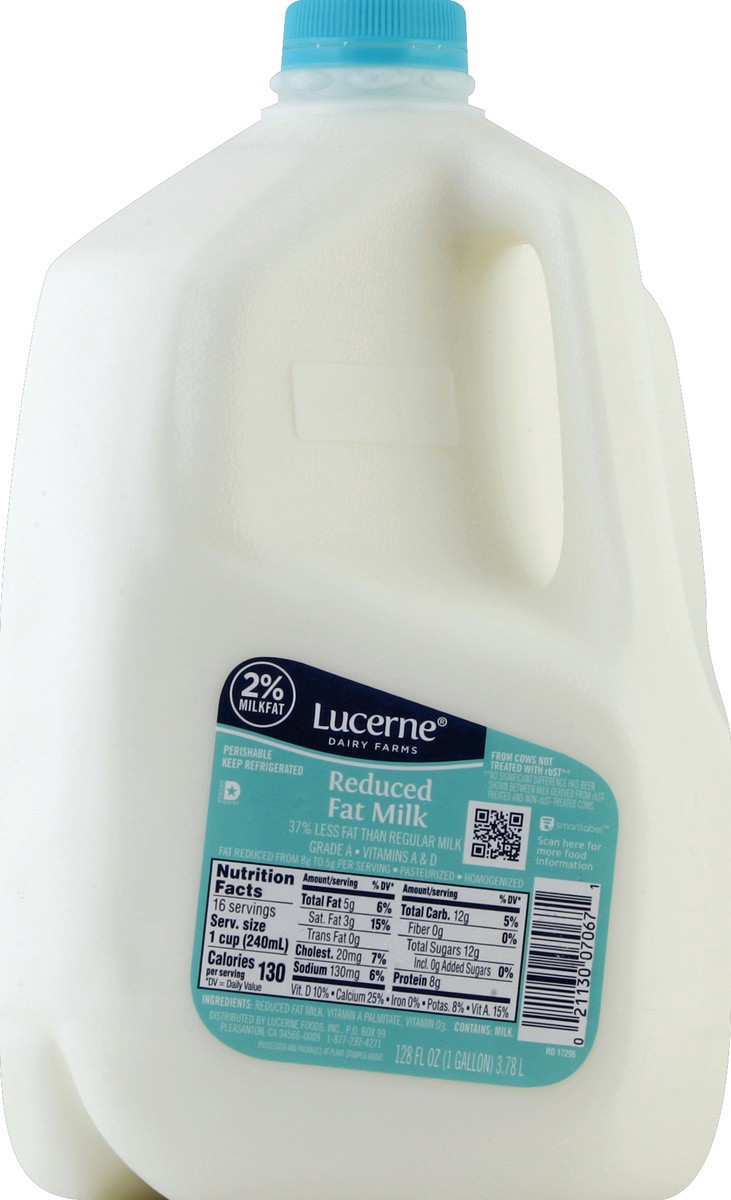 Lucerne Dairy Farms 2% Reduced Fat Milk 1 gal | Shipt