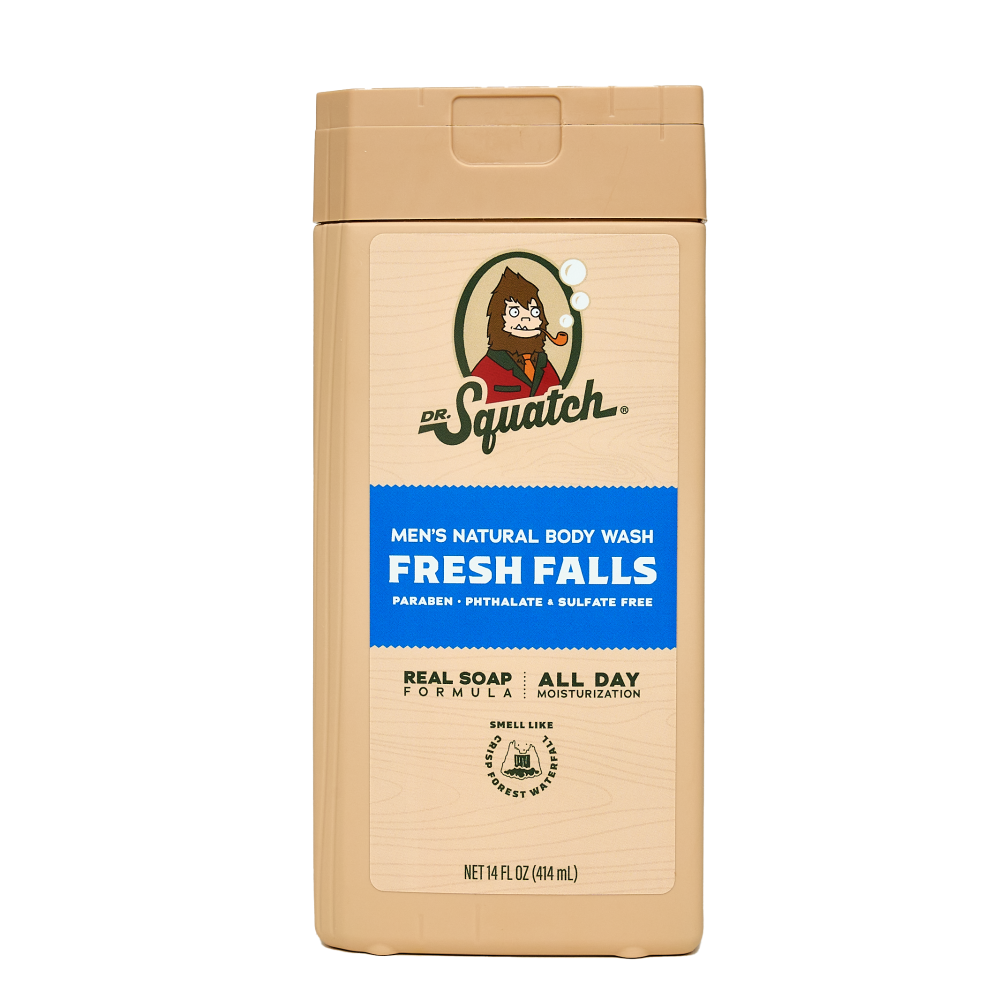 slide 2 of 4, Dr. Squatch Fresh Falls Natural Body Wash, 14 fl oz