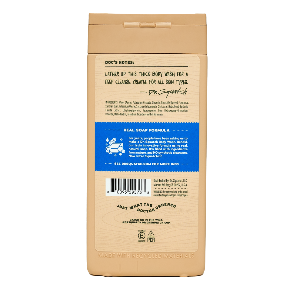 slide 3 of 4, Dr. Squatch Fresh Falls Natural Body Wash, 14 fl oz