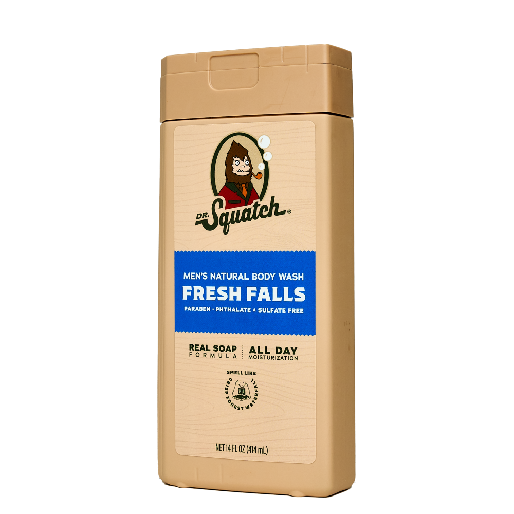 slide 4 of 4, Dr. Squatch Fresh Falls Natural Body Wash, 14 fl oz