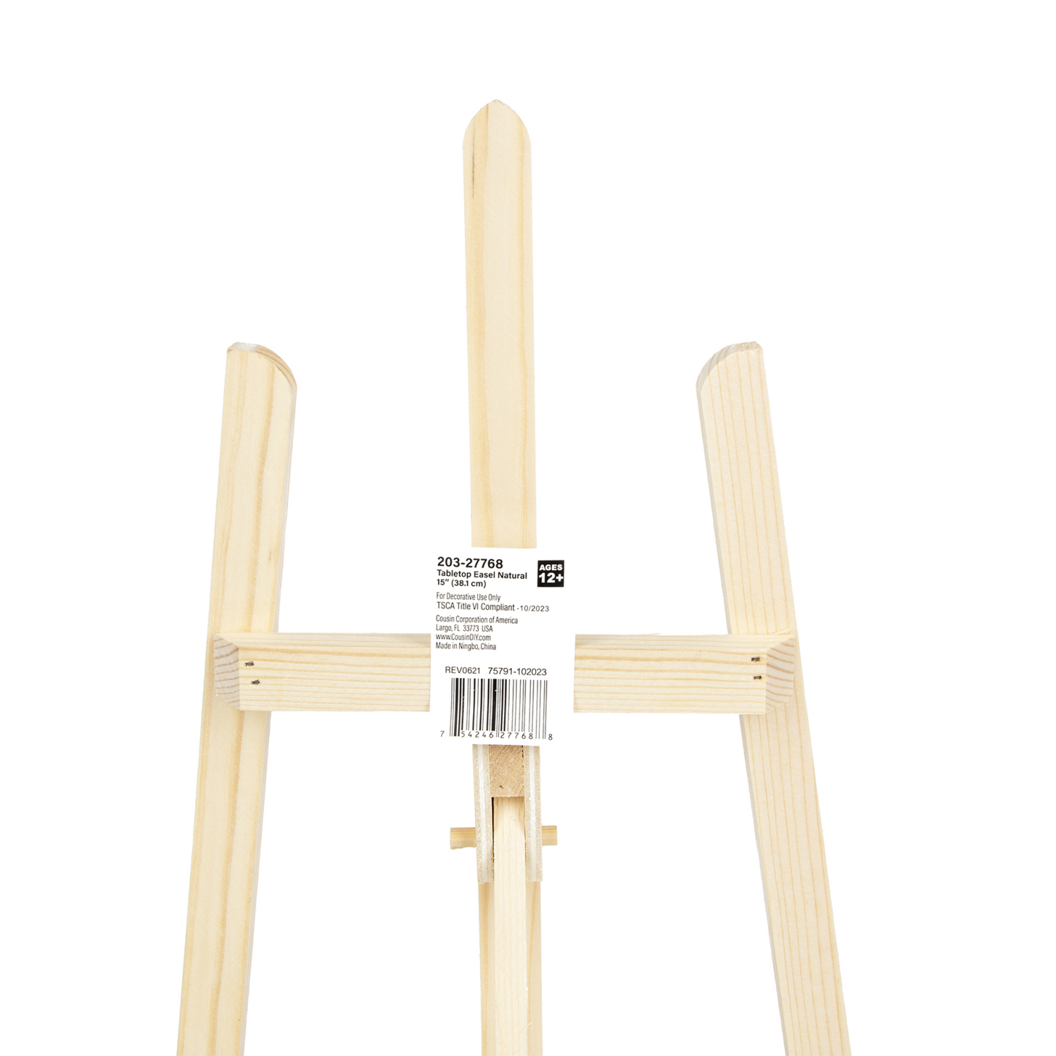 slide 2 of 4, CousinDIY 15inch Table Top Easel Natural Wood, 1 ct