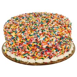 Bakery Gold Cake with Sprinkles