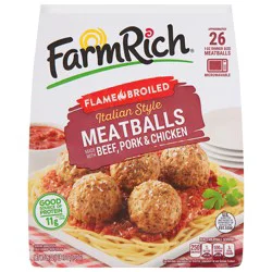 Farm Rich Flame Broiled Italian Style Meatballs 26 oz