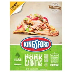 Kingsford Seasoned Pork Carnitas 16 oz