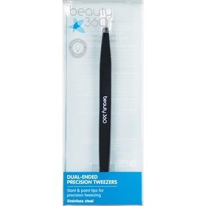 slide 1 of 1, Beauty 360 Dual Ended Precision Tweezers, 1 ct