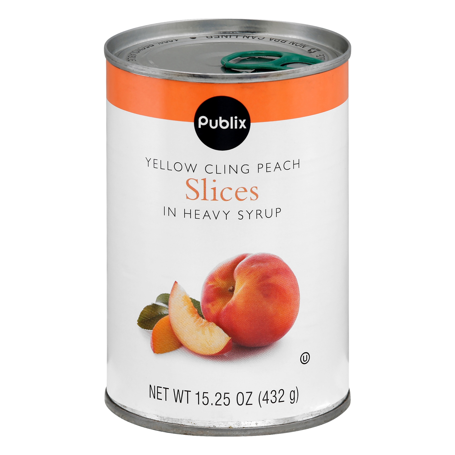 slide 1 of 1, Publix Yellow Cling Peach Slices, 15.25 oz