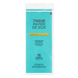American Greetings Caribbean Blue Tissue Paper, 15 ct