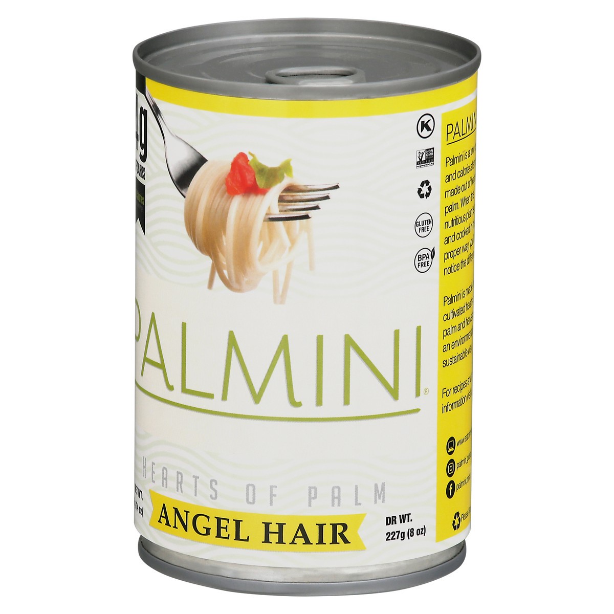 slide 3 of 9, Palmini Hearts of Palm Angel Hair 400 g, 400 g