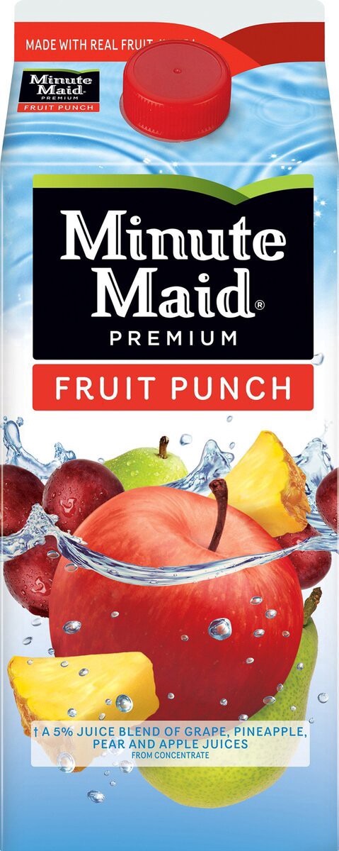 slide 4 of 8, Minute Maid Fruit Punch, 59 oz
